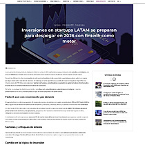 Inversiones en startups LATAM se preparan para despegar en 2026 con fintech como motor